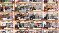 Las imágenes que ilustran los "cachitos" de la Lotería Nacional en homenaje al escritor, catedrático, crítico, ensayista, periodista y promotor cultural, René Avilés Fabila, “en 3 series”.