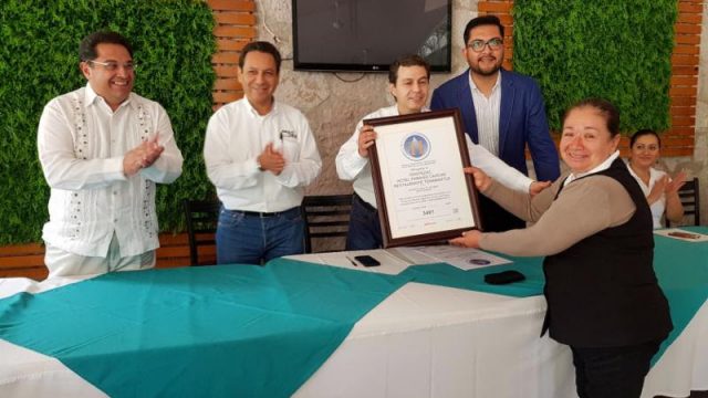 Recibe hotel Paraíso Caxcán el Distintivo H