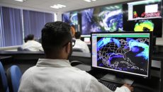 El Laboratorio Nacional de Observación de la Tierra recibe información de ocho diferentes satélites; entre los servicios que ofrece está la distribución de imágenes con y sin procesamiento a los socios del consorcio, y también para los usuarios en general a través del geoportal de LANOT (www.lanot.unam.mx) (Foto: Noemí Rodríguez González/AMC.)