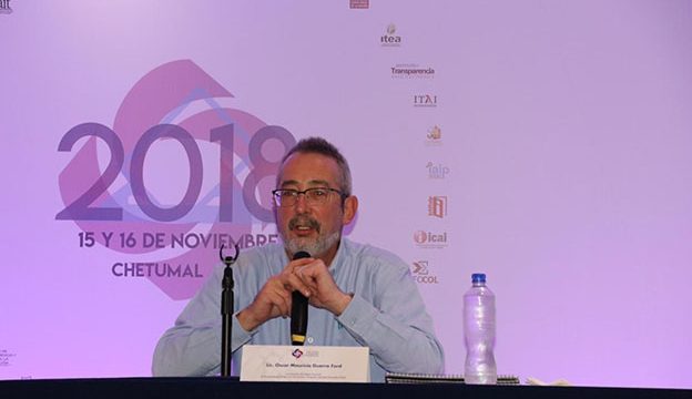 Óscar Guerra Ford, Comisionado del INAI y Encargado de la Plataforma Nacional de Transparencia.