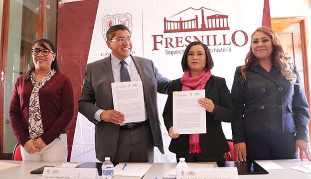 La CDHEZ y Fresnillo firman convenio de colaboración