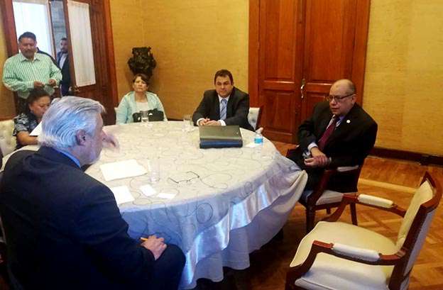 Se entrevistó el rector Antonio Guzmán con el Secretario de Educación Pública