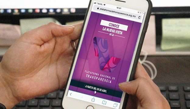 Nueva imagen de la Plataforma Nacional de Transparencia. www.plataformadetransparencia.org.mx